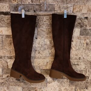 White Mountain Elegant Brown Knee-High Women's Boots Brand New No Tag